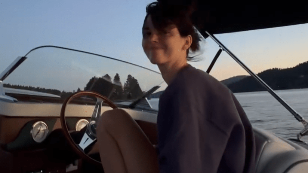 Kendall Jenner Driving a Boat in New Video