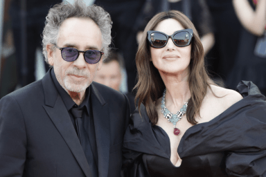 Monica Bellucci and Tim Burton