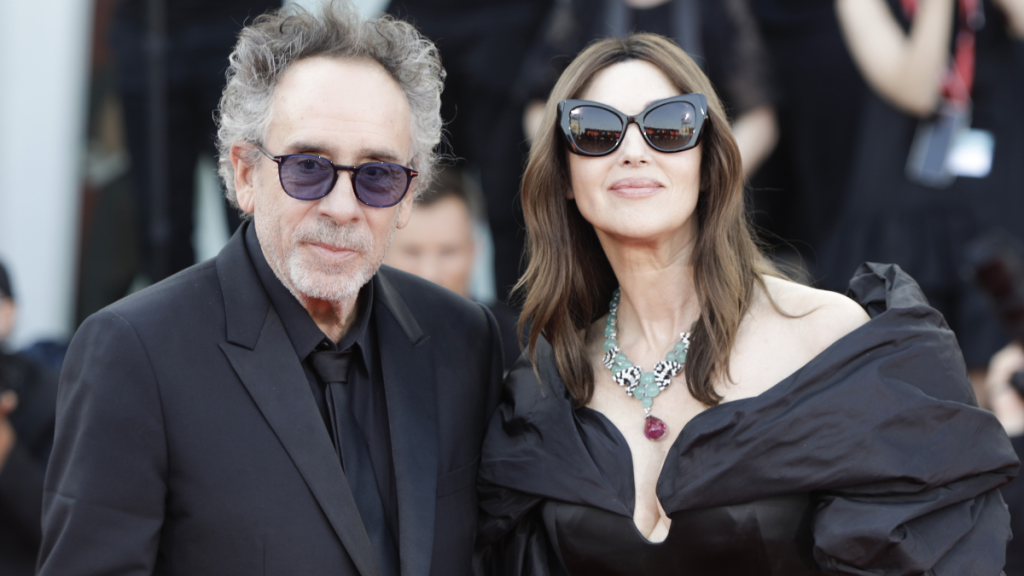 Monica Bellucci and Tim Burton