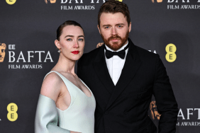Saoirse Ronan and Jack Lowden were on a stroll with their baby