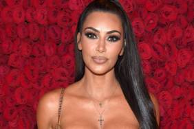 Kim Kardashian ‘Can't Stop Serving’ in Metallic Gold Corset Look