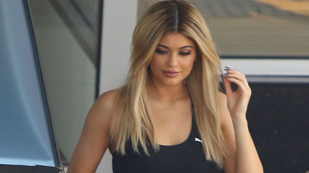 Kylie Jenner Matches Her Sports Bra With Shorts in Photos
