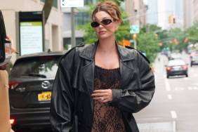 Hailey Bieber’s Oversized Coat Is All the Outfit She Needs in New Photo