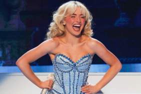 Photos: Sabrina Carpenter NY Skyline Bodysuit Look Is a Hit