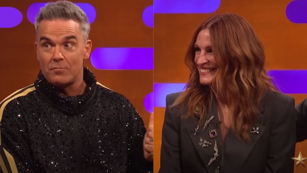 Robbie Williams Shocks Julia Roberts With 'Prostitute' Confession
