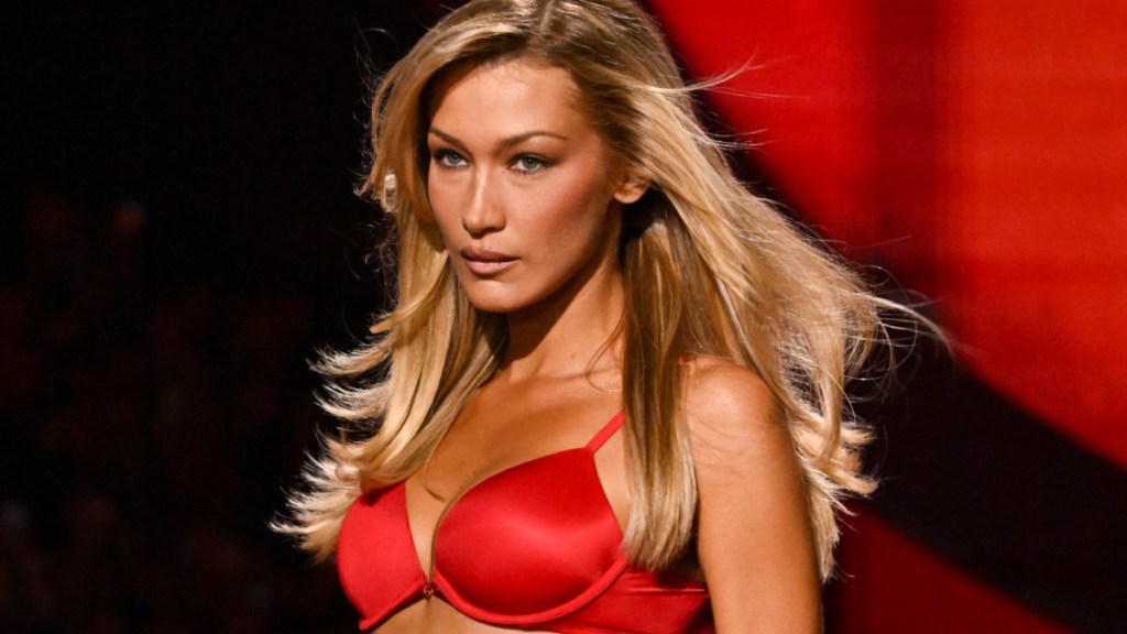 Bella Hadid Shows How It's Done in Red Hot Lingerie, Fans Say 'Phenomenal'