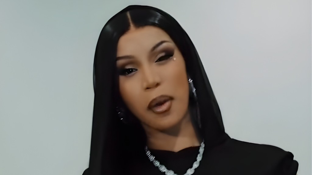 Cardi B Showcases Her Tattoos in Backless Mini-Dress