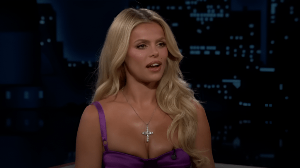 Brooks Nader Wearing Sheer Catsuit For Jimmy Kimmel Will Make You Look Twice