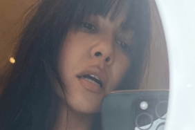 Kourtney Kardashian's New Haircut in Mini-Dress Has Fans Saying 'Bangs Are Banging'
