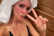 Nina Dobrev Wearing Swimsuit in Sauna Will Make You Look Twice