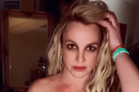 Britney Spears Shows Off Dance Moves in Strapless Polka Dot Dress