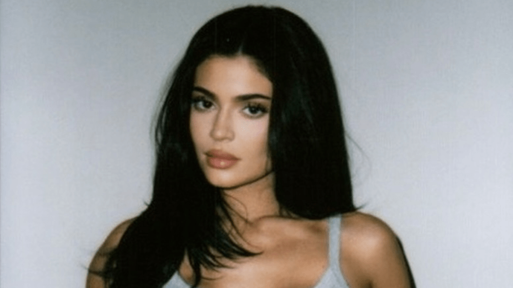 Kylie Jenner Wearing Grey Mini PJ Shorts Has Fans Saying 'Ate Hard'