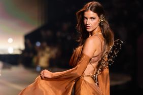 Barbara Palvin's Dress Gives Sneak Peek at Bra & Comes with Back That Drops Down Low