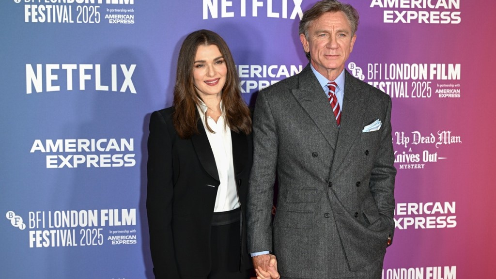 Knives Out 3's Daniel Craig Attends Movie Screening With Rachel Weisz
