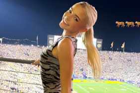 Livvy Dunne's Minidress for Game Day Is a Total Showstopper