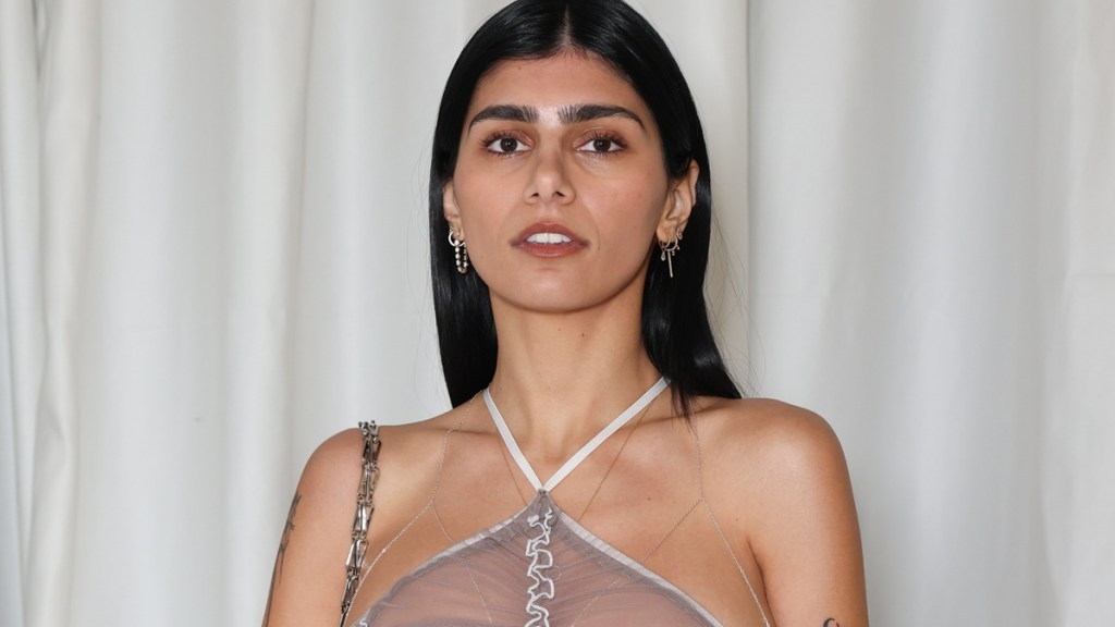 Mia Khalifa Showcasing Her Abs in Sheer Skirt Has Fans Saying 'Waist Is Snatched'