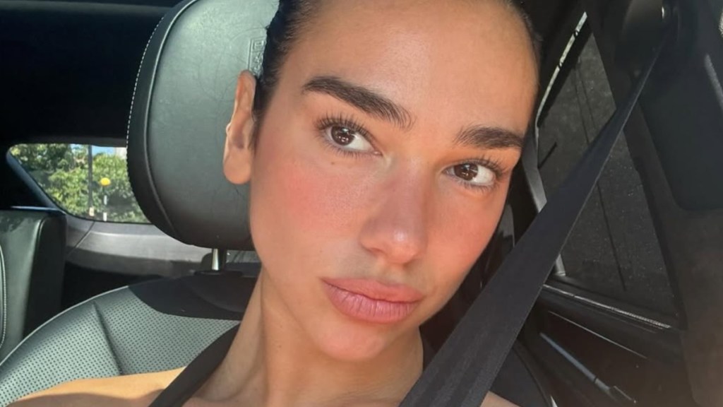Dua Lipa Turns Into 'Glitter Disco Queen' With Sequined Bodysuit
