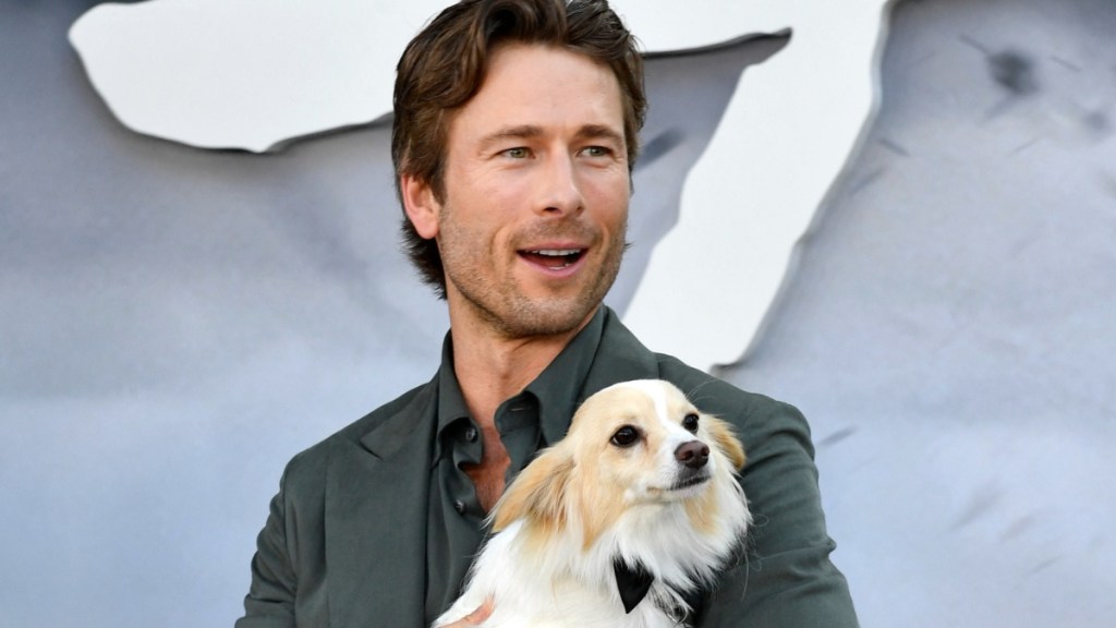 Glen Powell Gushes About Being His Dog's 'Father' Figure