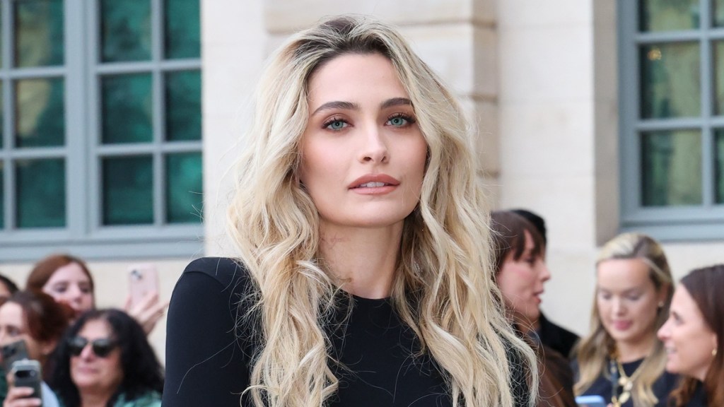 Paris Jackson Channels Angelina Jolie in Thigh-High Slit Dress 
