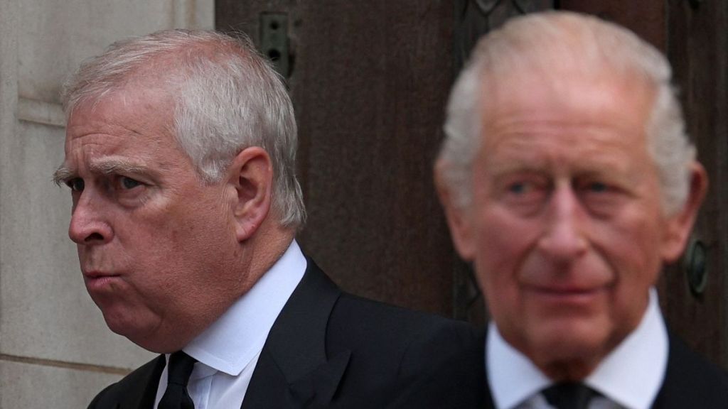 Prince Andrew and King Charles