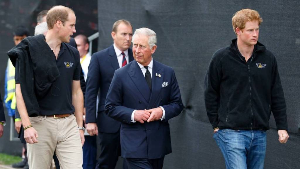 Prince William, King Charles, Prince Harry