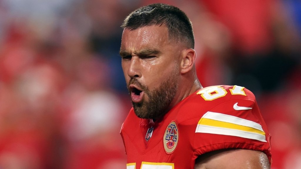 Travis Kelce Caught Saying 'Hit They A**' in Viral Mic'd Up Video