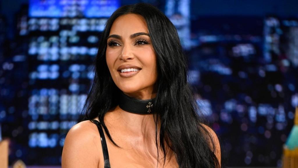 Kim Kardashian Shows How It's Done in Sheer Crop Top Look