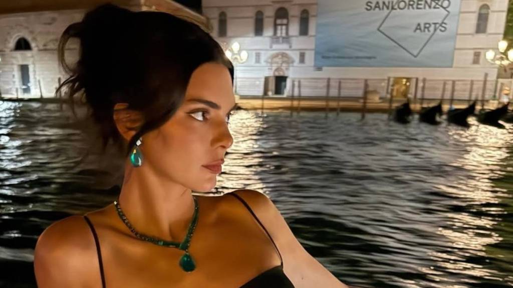 Kendall Jenner Embraces 'Naked Dress' Trend With Sheer Black Gown