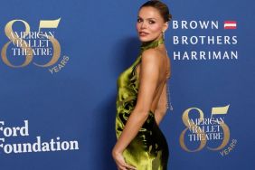 Photo: Brooks Nader's Velvet Dress Look Is 'Goddess' Material