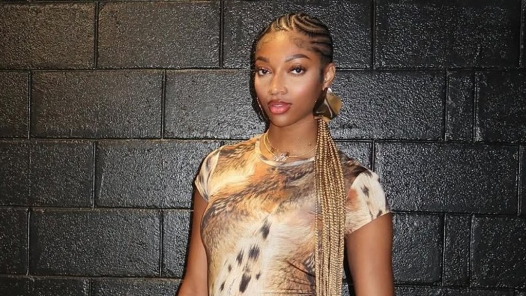 Angel Reese Posing in Cheetah Print Mini-Skirt Deserves Second Chance
