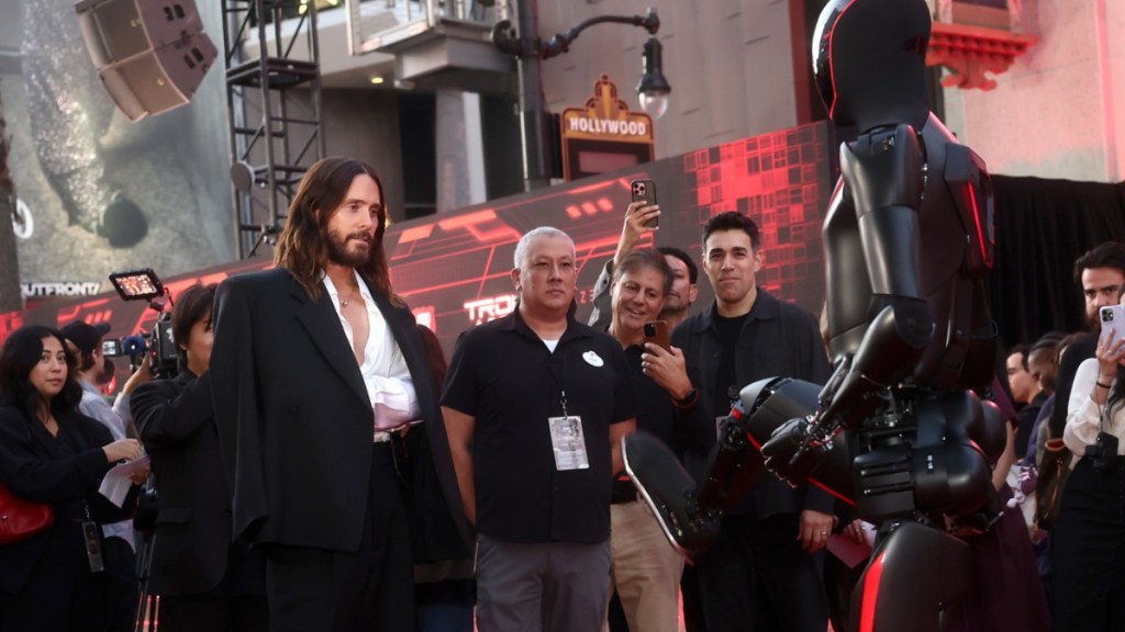 jared leto tesla robot tron ares