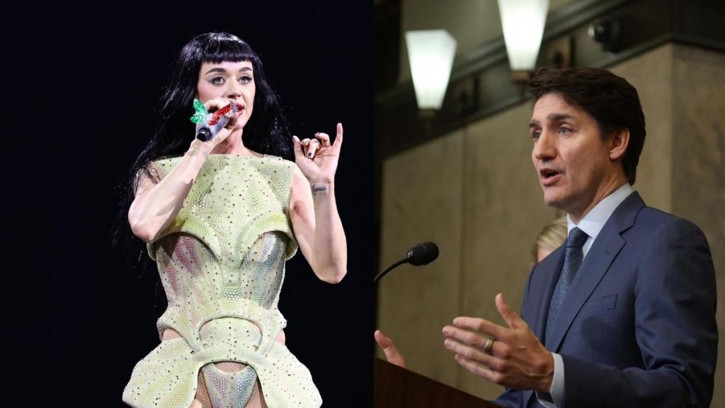 katy perry and justin Trudeau