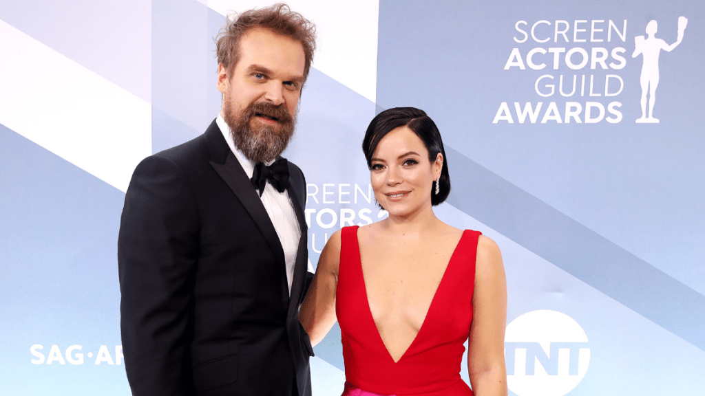 Lily Allen with David Harbour