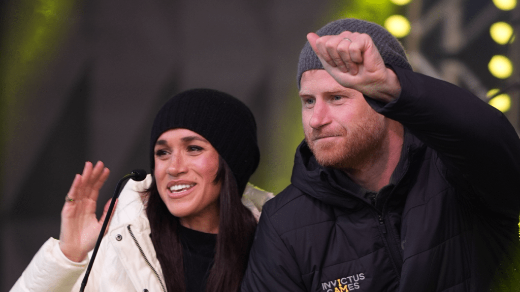 Meghan with Harry