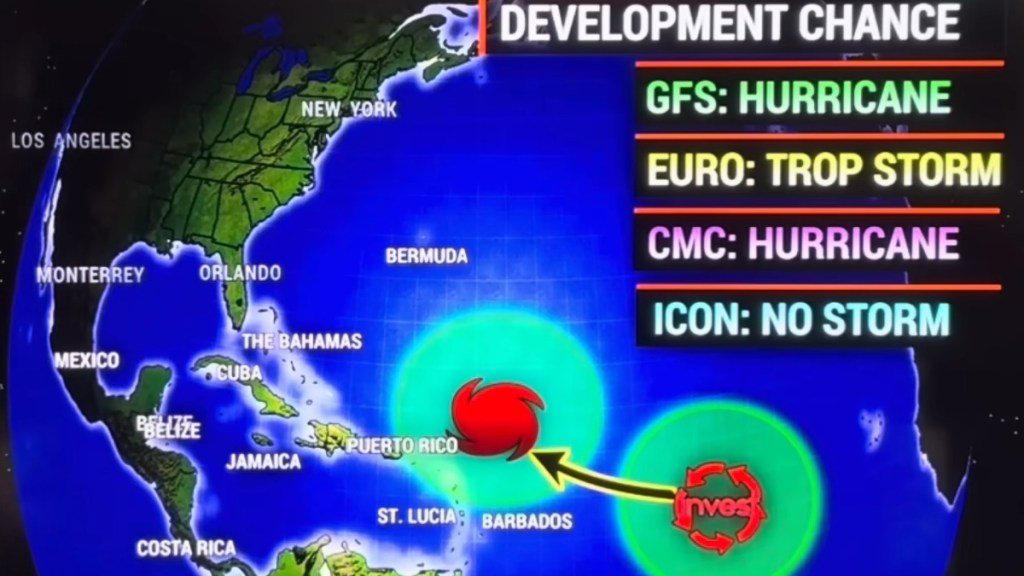 Tropical Storm Jerry Path Hurricane Hit US Spaghetti Models October