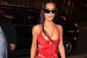 Kim Kardashian's Fiery Backless Red Dress Brings Real Heat