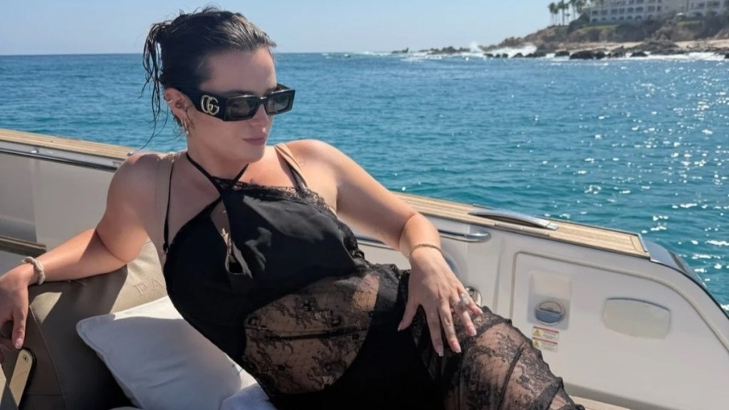 Bella Thorne Wearing Sheer Lace Dress Will Make Your Day