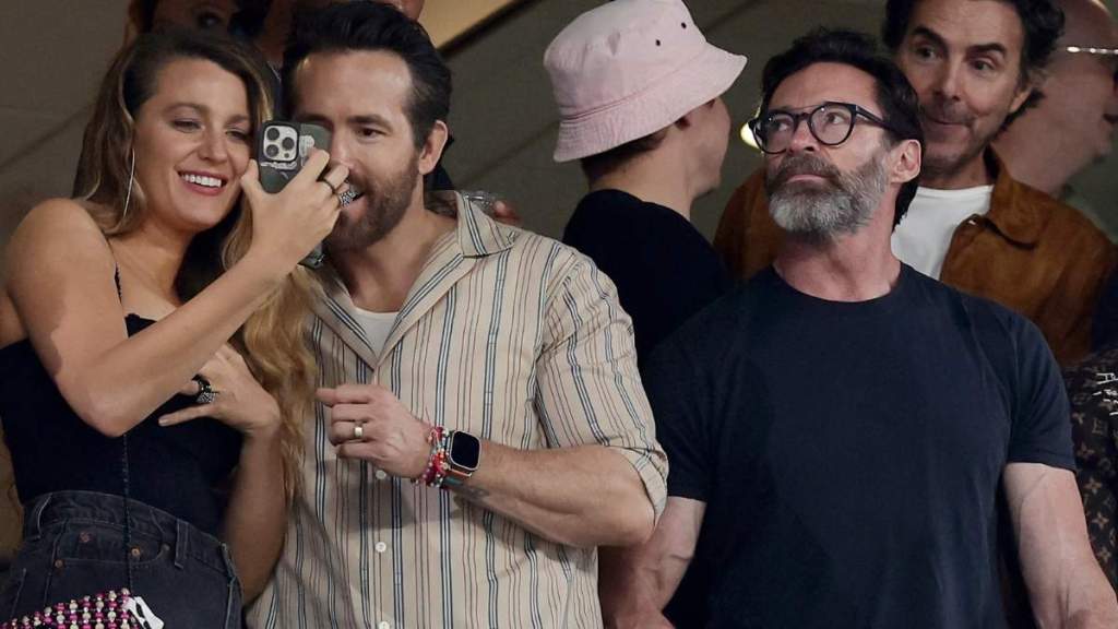 Blake Lively, Ryan Reynolds and Hugh Jackman