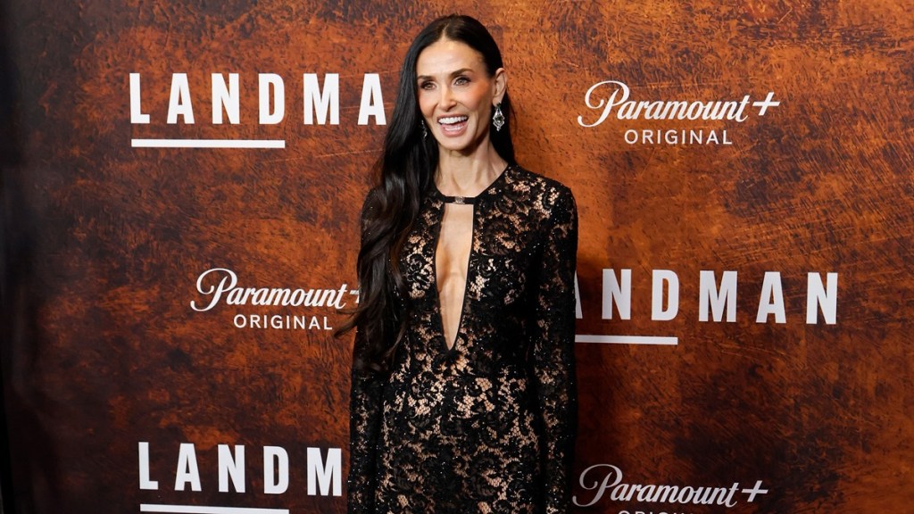 Demi Moore's Sheer Lace Outfit Will Make You Look Twice