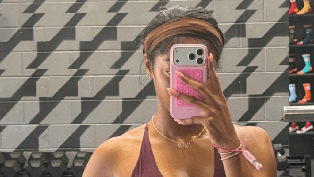 Angel Reese's Mirror Selfie in Sports Bra Is Impossible to Ignore