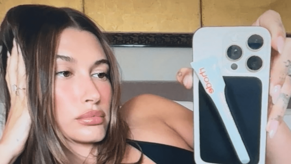 Hailey Bieber Posing in Bed With Just Blanket Will Make You Look Twice