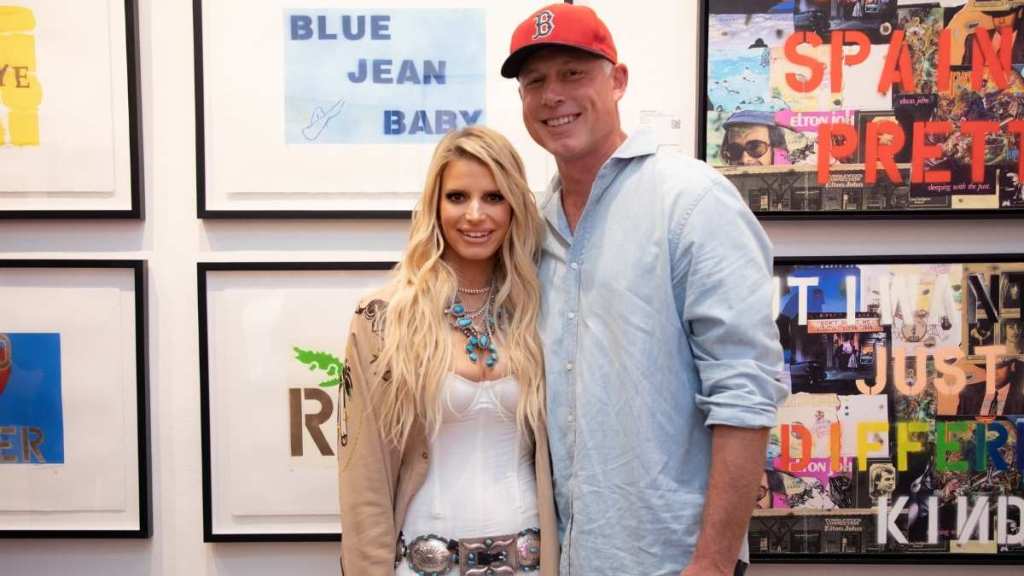 Jessica Simpson and Eric Johnson
