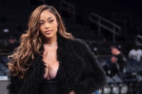 Jordyn Woods' Game Attire Includes Daring Top