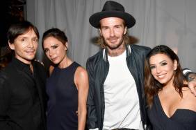Ken Paves, Victoria Beckham, David Beckham and Eva Longoria