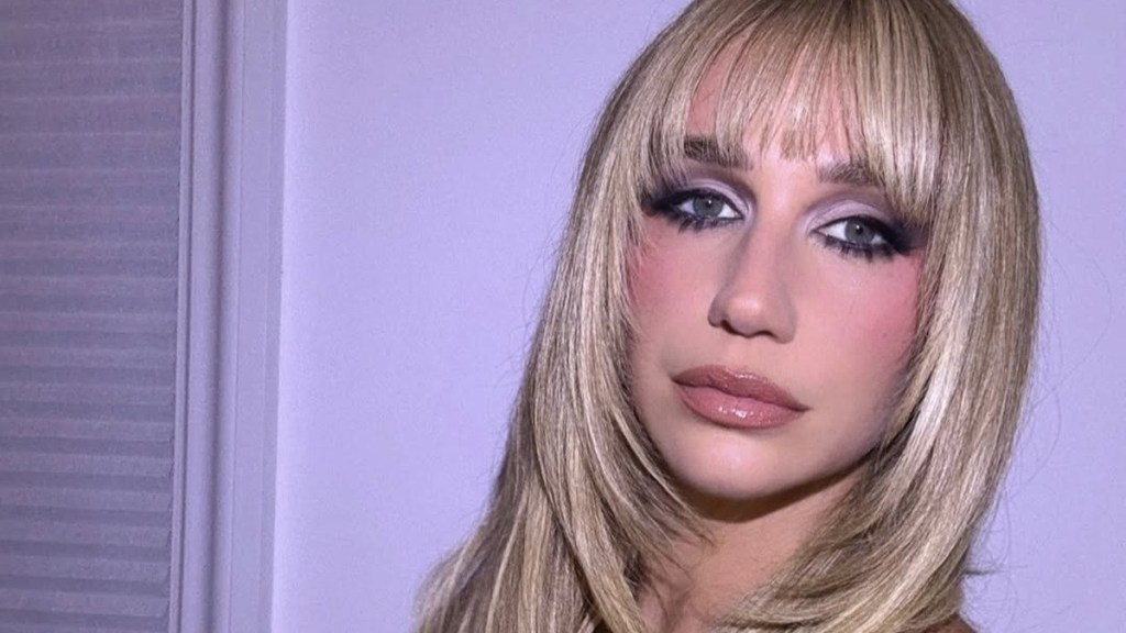 Kesha Looks Like a 'Hottie' in Sheer Bra Look