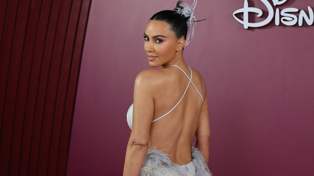 Kim Kardashian's Backless Dress Look Is Impossible to Ignore
