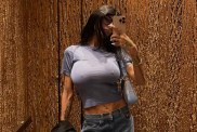 Mia Khalifa's Mirror Selfie in Bold Top Will Make You Look Twice