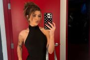 Sami Sheen Wearing Side-Cut Mini-Dress Goes Harder Than Expected