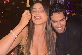 Sofia Vergara Parties the Night Away in Bold Dress