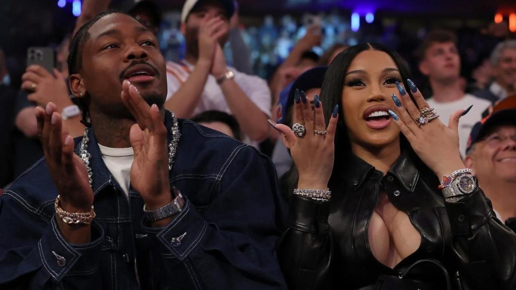 Stefon Diggs and Cardi B